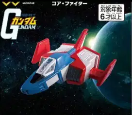 Diecast mainan pesawat gundam