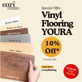 vinyl youra motif kayu dan stone | lantai vinyl youra tebal 2mm&3mm