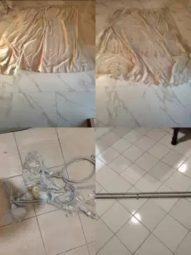Gorden korden hordeng vitrase tiang gorden batang balok gorden