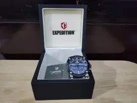*Flash Sale* Jam Tangan EXPEDITION E6606M Black Leather Strap