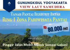 Jual Tanah Pantai Dekat Jjls Zona Ring 1 Pantai Gunungkidul Yogyakarta