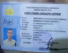 Sedang mencari pekerjaan security atau lowongan yang lain