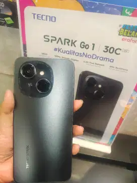 Tecno SPARK GO1 New RAM 4/64GB, 4/128GB Di lengkapi IP54