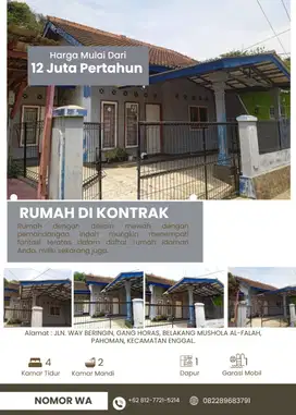 Disewakan Rumah Pribadi