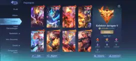 Akun Mobile Legends Full Skin