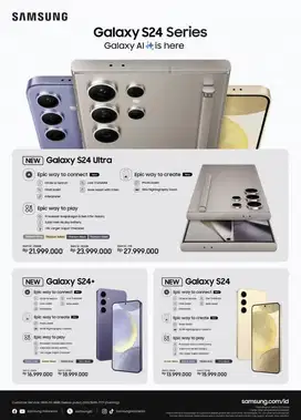 SAMSUNG S24 ULTRA 256GB POTONGAN 5JT Dan Bonus Casing & Adapter