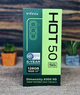 Infinix Hot 50 5g 8/128 BARU garansi resmi 1th bisa TT atau Kredit