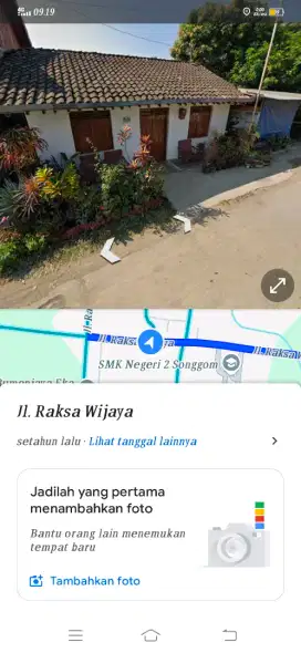 jual rumah depan jalan ramai cocok buat usaha warteg laudry sembako