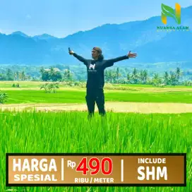 JUAL MURAH KAVLING SAWAH VIEW PERGUNUNGAN DI BOGOR TIMUR