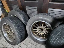 Velg racing RE30 r18 + ban yokohama pajero fortuner triton hilux dll