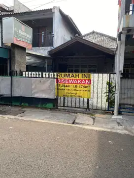 URGENT SEWA/KONTRAK RUMAH STRATEGIS UNTUK KANTOR TEMPAT TINGGAL USAHA