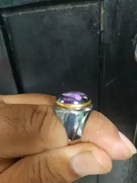 Batu cincin kecubung biru