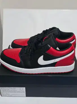 AIR JORDAN 1 LOW ALTERNATE BRED TOE LIKENEW