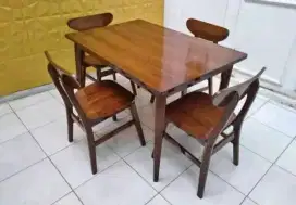 KURSI CAFE ROPAN MEJA MAKAN TERLARIS BAHAN KAYU JATI PILIHAN