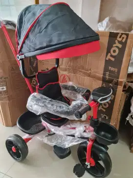 Sepeda Anak RODA TIGA AVIATOR Sepeda Stroller Fitur Musik Kursi 2 Arah