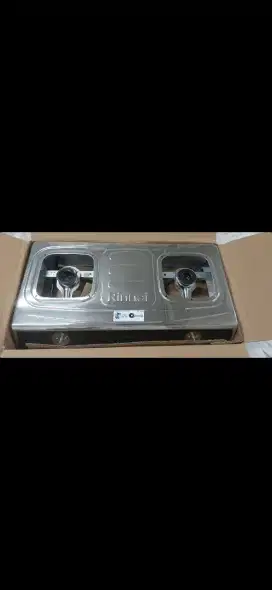 Kompor Rinnai dua tungku Sun Burner (seri terbaru)