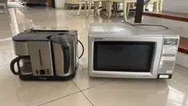 Di jual microwave dan mesin buat kopi