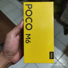 Poco M6 8/256GB Garansi Resmi Indonesia