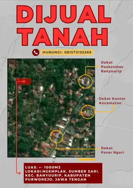 DIJUAL TANAH 30 MENIT KE YIA