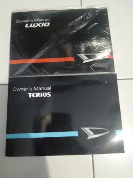 Buku Manual Book Mobil Daihatshu Terios dan Luxio