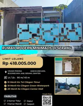 Dijual Rumah Grand Pesona Mangkunegara Bojonegara