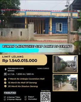 Dijual Rumah Kore Cilaku Curug Serang