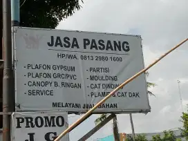 Spesialis plafon Gypsum&PVC,GRC