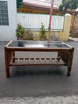 Jual meja rotan