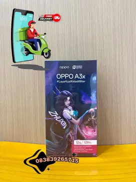 PROMO A3x 6/128 NEW SEGEL GARANSI RESMI OPPO