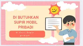 Supir mobil pribadi