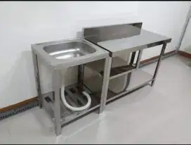 Washbak dan meja stainless