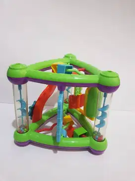 Mainan Edukasi Anak Bayi Triangle Activity Rattle Maze