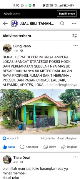 DI JUAL RUMAH SANGAT STRATEGIS