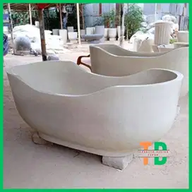 Bathtub minimalis cantik handmade terazzo