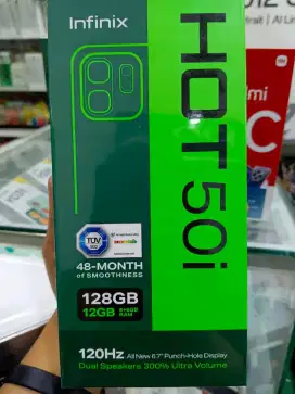 HP INFINIX HOT 50I RAM 6+6/128GB GARANSI RESMI