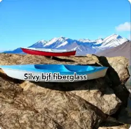 Perahu dayung  fiberglass bagus dan berkualitas