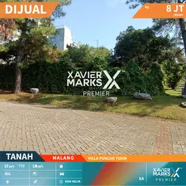 Tanah Kavling Dijual di Villa Puncak Tidar, Malang