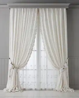 Pasang gordyn gorden murah vertikal roll blind jasa wallpaper dinding
