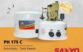 Pompa air sanyo ph 175c bonus water heater ariston listrik 30 liter