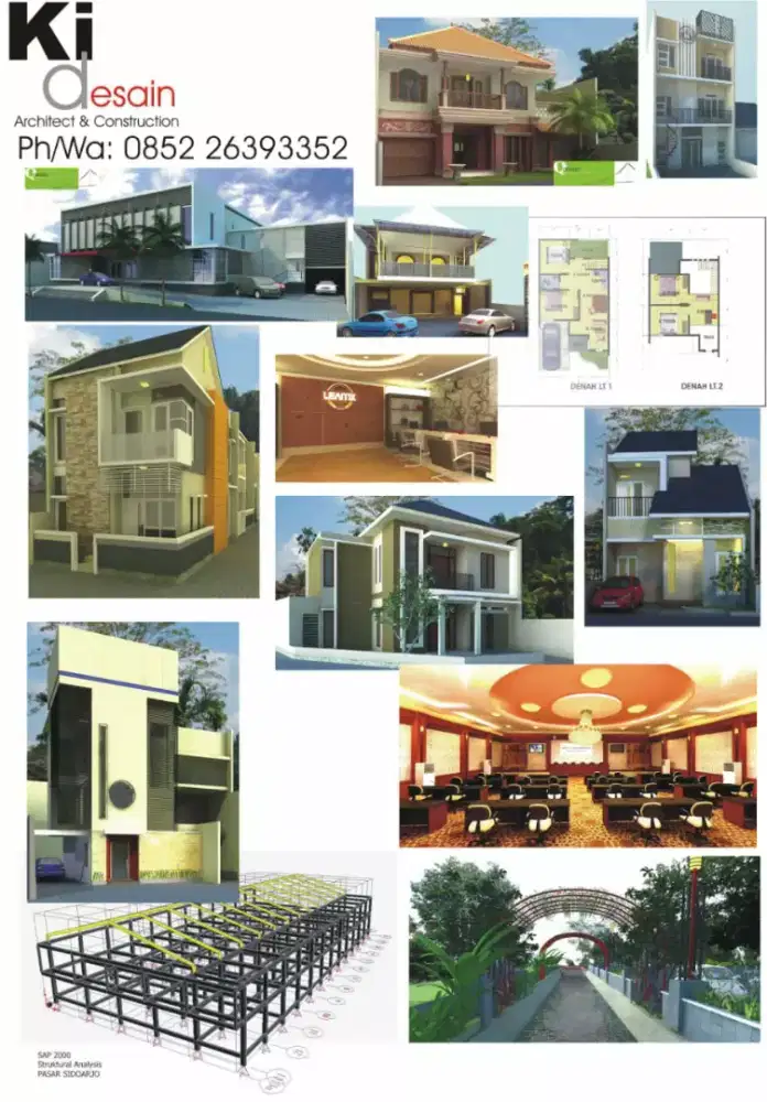 Desain, gambar Anggaran segala bangunan