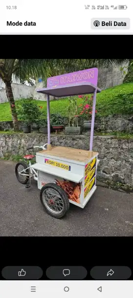 Sepeda box es coffee