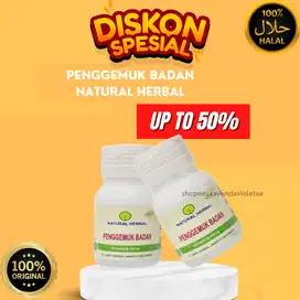 PENGGEMUK BADAN NATURAL HERBAL PENAMBAH NAFSU MAKAN BPOM ORIGINAL