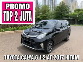 TOYOTA CALYA G 1.2 AT 2017 HITAM PROMO DP 2 JUTA