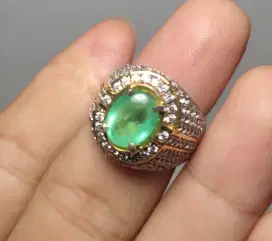 Batu permata Natural Emerald Jamrud Colombia