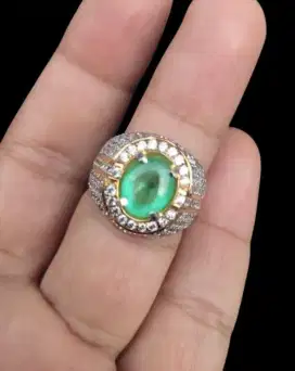 Batu permata Natural Emerald Jamrud Colombia