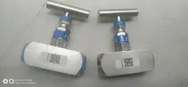 jual needle valve VTV stenlis 316 uk 1/2 6000 psi baruu stojk 2 pcs
