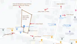 Tanah darat di jalan Provinsi