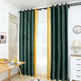 Pasang gordyn gorden murah vertikal roll blind jasa wallpaper dinding