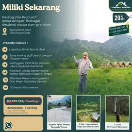 Jual Tanah Kavling Villa SHM Panoramic Highland Resort Puncak Baru Bog