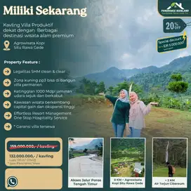 Tanah Kavling SHM Panoramic Highland Resort 1000 Mdpl